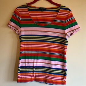 Ralph Lauren classic multicolor striped shirt L